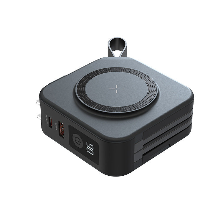 Magnetic Wireless Power Bank Five-in-one Magnetic Wireless Power Bank Five-in-one